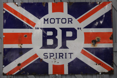 BP Motor Spirit sign