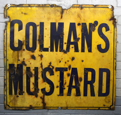 Colman's Mustard sign