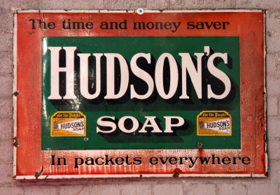 Hudson's Soap poster