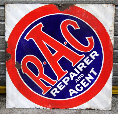 RAC Repairer sign