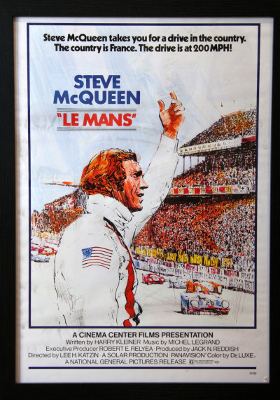 Steve McQueen Le Mans poster