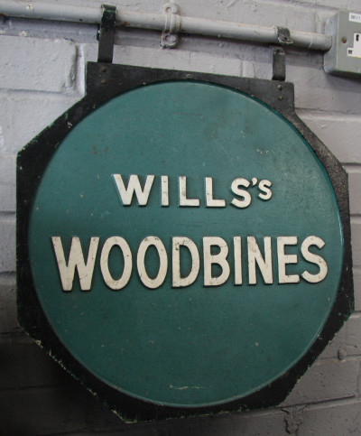 Will's Woodbines sign